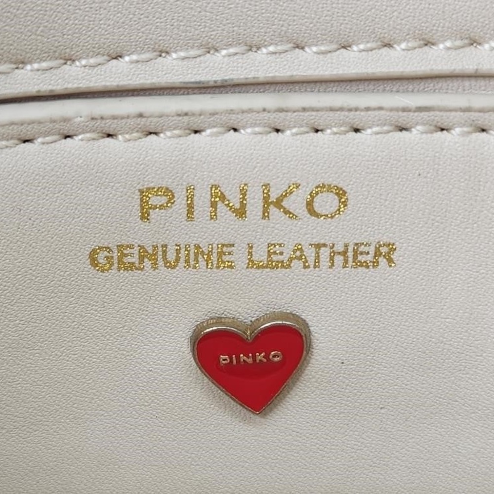 Pinko Beige Embellished Mini Crossbody Bag - Picture 8 of 9